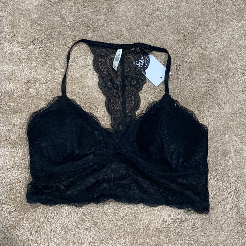 Black Lace crop Top (Bralette)